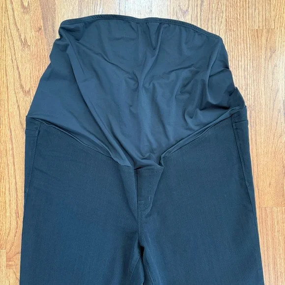 NWT Madewell Maternity Over-the-Belly Skinny Jeans in Lunar Wash Black size 33 - Picture 6 of 16